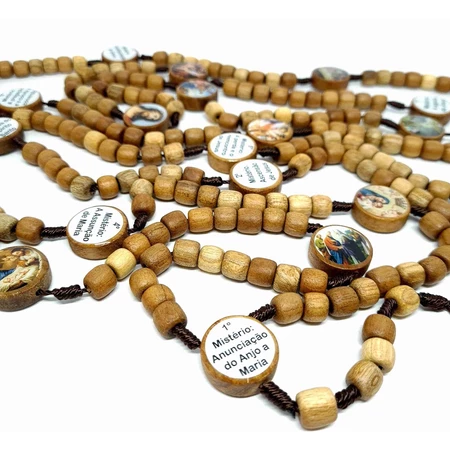 rosario rústico com mistérios 11