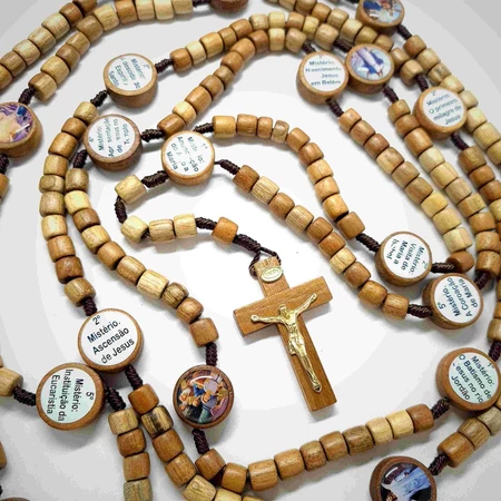 rosario rústico com mistérios 1