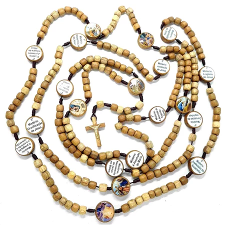 rosario rústico com mistérios 3