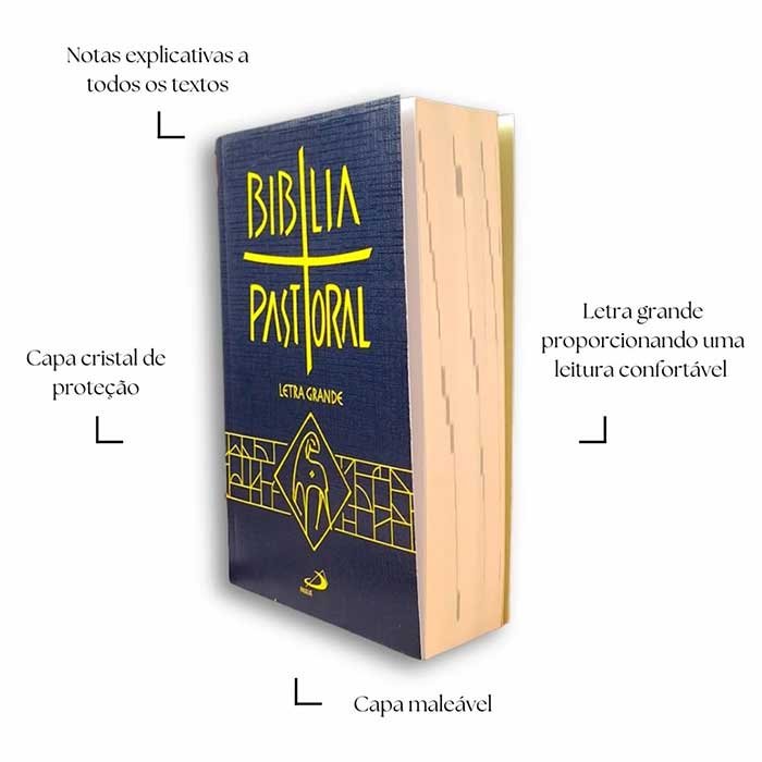 Bíblia Católica Pastoral com letra grande 3