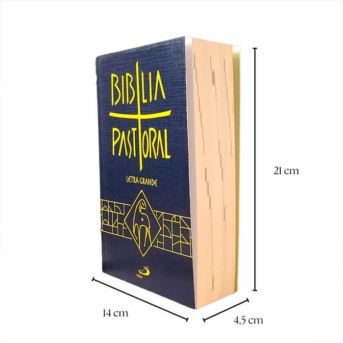 Bíblia Católica Pastoral com letra grande 4
