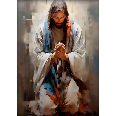quadro jesus orando 2