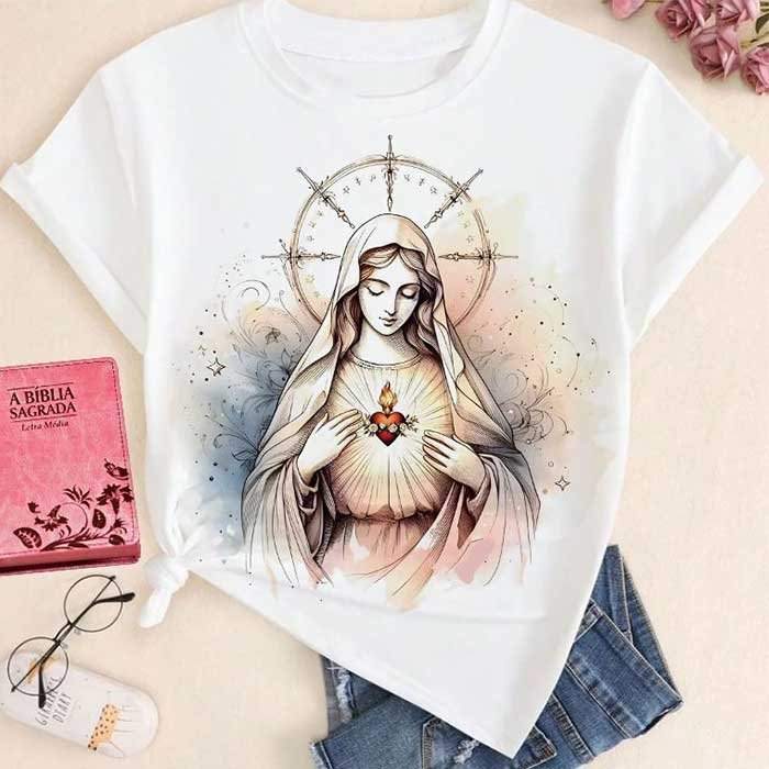 camiseta catolica feminina 6
