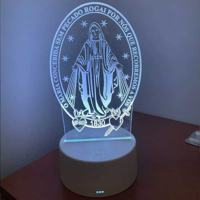 luminária nossa senhora das graças 9