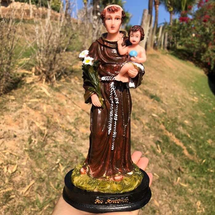imagem de santo antonio em resina 2