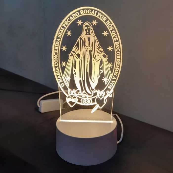 luminária nossa senhora das graças 1