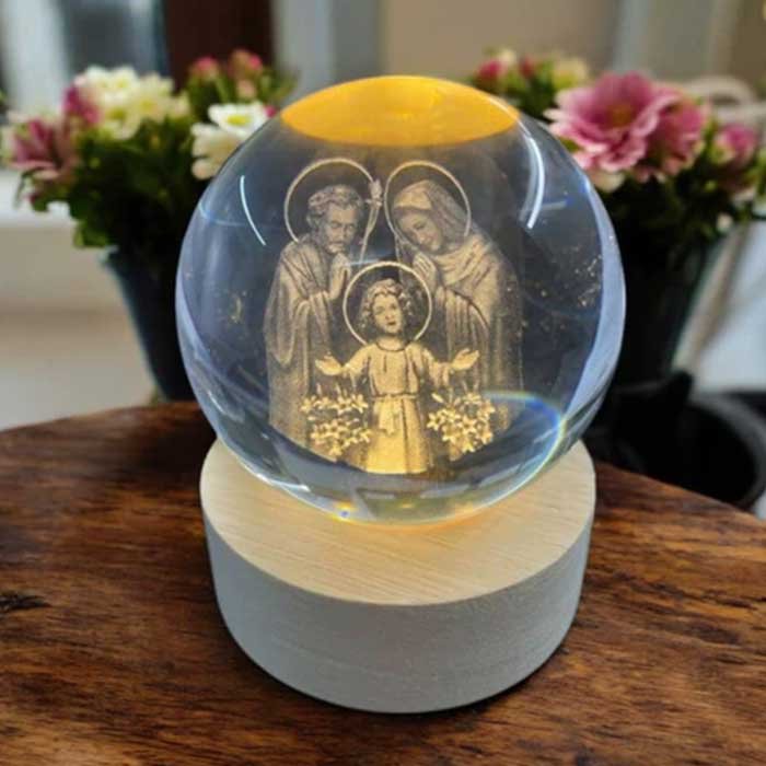 luminaria cristal 3d 1