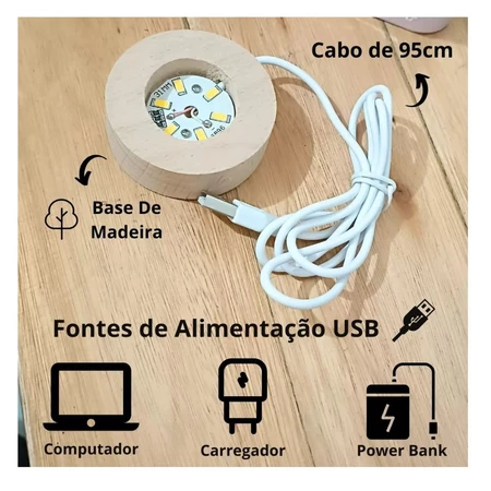 luminaria cristal 3d 7