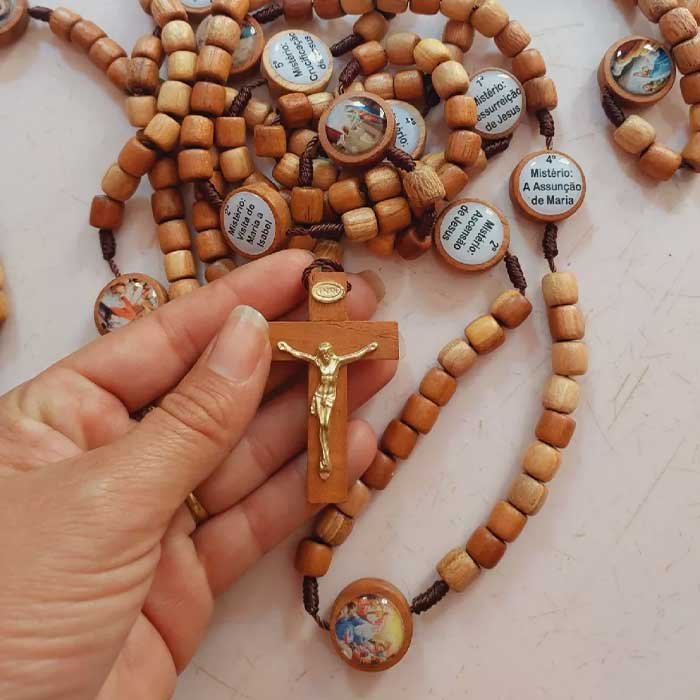 rosario rústico com mistérios 2