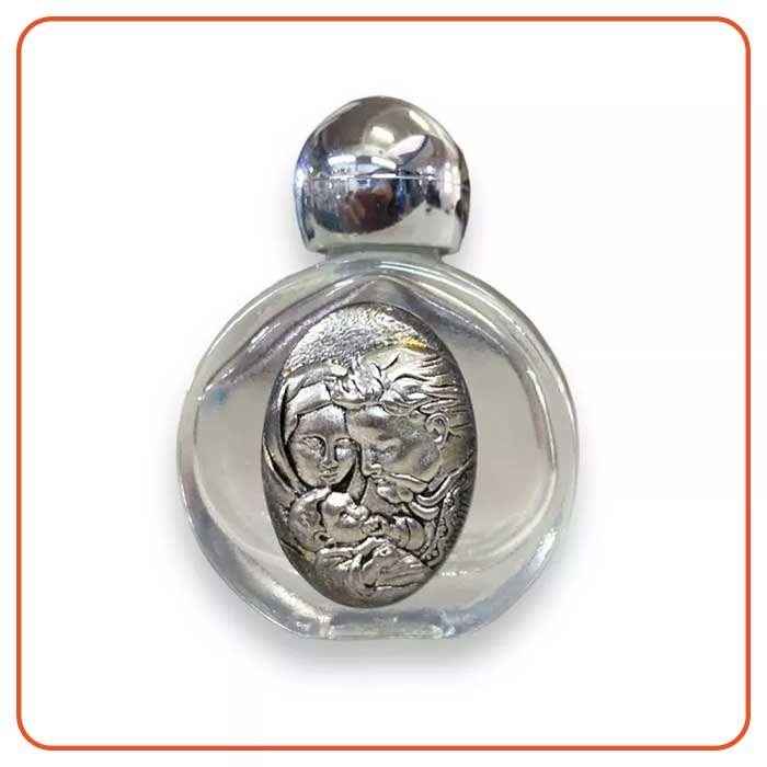 porta água benta de vidro 12