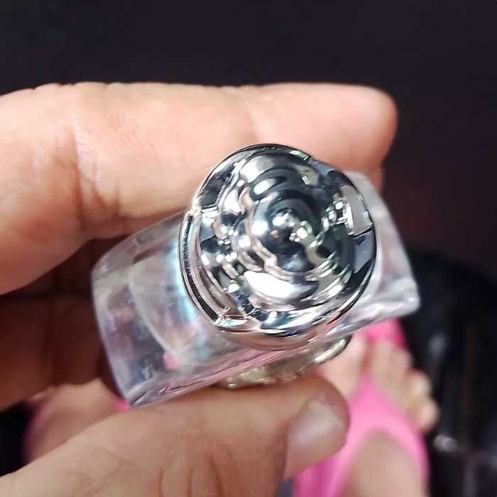 porta água benta de vidro 15