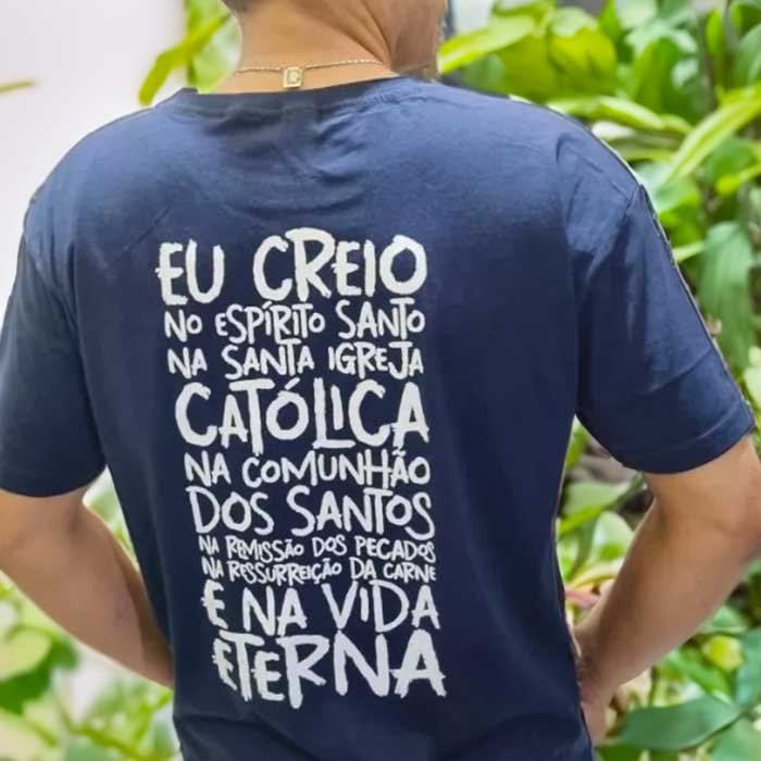 camiseta católica com o credo 1