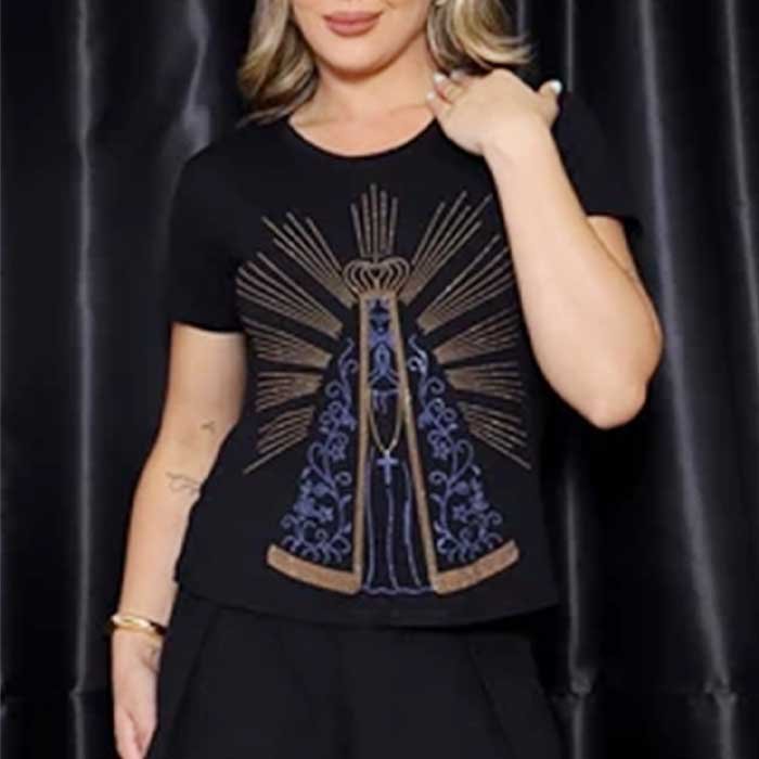 blusa feminina Nossa Senhora Aparecida 1