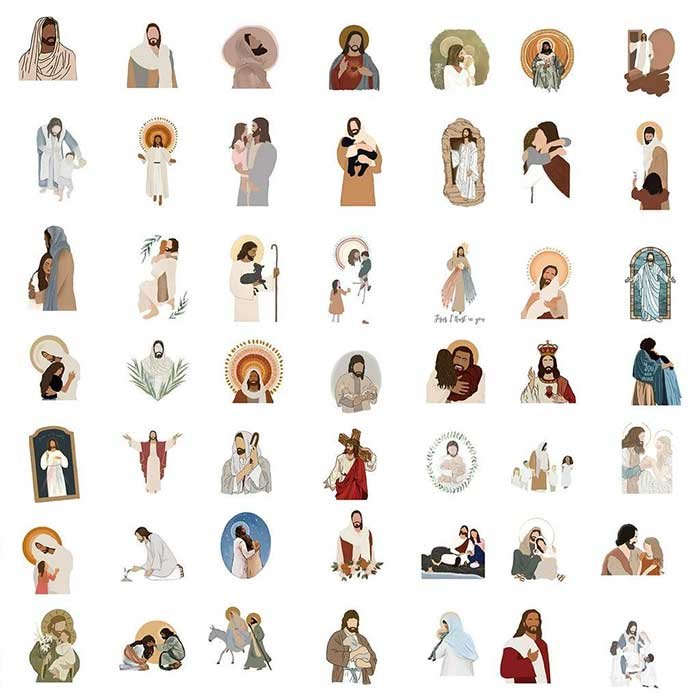 adesivos católicos 12