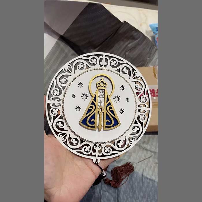 escapulário de porta com medalha de são bento 112