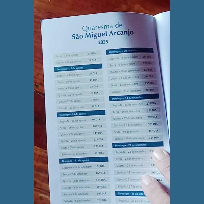 quaresma de são miguel arcanjo 13